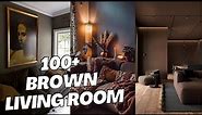 100+ Brown Living Room Ideas. How to Decorate Living Room with Brown Color Shades?