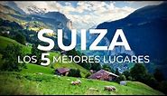 Los 5 mejores lugares de Suiza - Paisajes hermosos | 4K Ultra HD