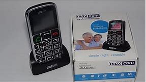 MAXCOM MM462BB - Unboxing / Menu & Ringtones - Classic Phone