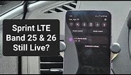 Sprint (T-Mobile) LTE Band 25 & 26. Still Live in 2023??