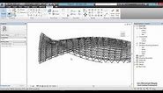 Space Trussed Frame System - Mass - Revit