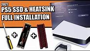 PS5 SSD & Heatsink Installation & Walkthrough