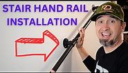 Wall Mounted Handrail Install for Beginners!