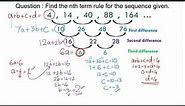 Cubic Sequences-Finding the nth Term Formula #igcsemath #extended #0580 #sequence