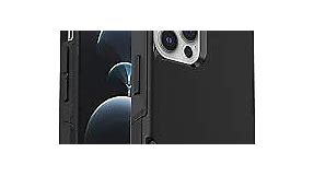 OtterBox iPhone 12 & iPhone 12 Pro Commuter Series Case - BLACK, slim & tough, pocket-friendly, with port protection