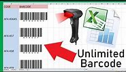 How to barcode generator in excel free | Quick and Simple way