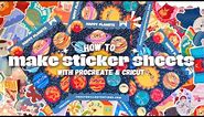 How I Make Sticker Sheets | Using Procreate & Cricut to Make Stickers Tutorial