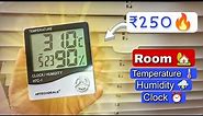 Room Temperature and Humidity Digital Meter | Setup, Test, Review (हिंदी)