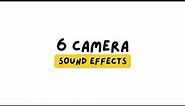 6 camera shutter sound effects
