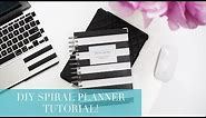 How to Make Your Own Spiral Planner | DIY Tutorial!