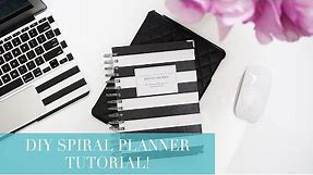 How to Make Your Own Spiral Planner | DIY Tutorial!