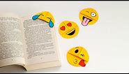 How to Make Easy Emoji Corner Bookmarks