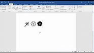 How to insert flower symbols in Word