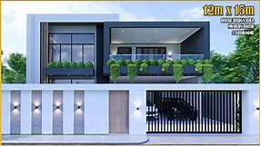 Modern House | House Design 2 Storey | 12m x 15m with 5 Bedrooms