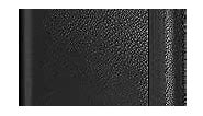 Zreal Checkbook Cover for Men & Women, Premium Vegan Leather Checkbook Holder Slim Wallets for Top & Side Tear Duplicate Checks with RFID Blocking (Matte Black)