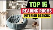 Reading Corner | Cozy Reading Nook | Interior Design Ideas | Home Library | Living Room Interior