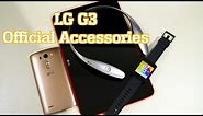 LG G3 Official Accessories - Tone Infinim, G Watch & more