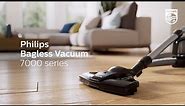 Philips Bagless Vacuum 7000 Series with TriActive+ LED nozzle