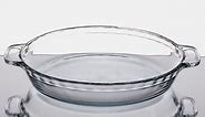 Anchor Hocking Oven Basics 9 1/2" x 1 3/4" Deep Dish Glass Pie Pan 81214AHG18