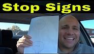 Different Types Of Stop Signs-Driving Lesson