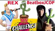 Rex and JCop's Hilarious Beatboxing Cactus Challenge | 3D Cartoon Animation | Funny Animation Video