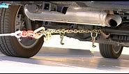 Johnstown Towing Chain Bridle with 8 Inch J Hooks and Alloy T Hooks - Grade 70 Chain