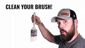 How To Properly Clean a Paint Brush