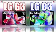LG G3 vs LG C3 OLED TV Comparison | Which is the best ?