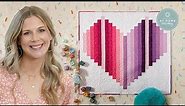 Make a "Heart Strings" Quilt with Misty Doan on At Home With Misty (Video Tutorial)
