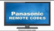 Remote Control Codes For Panasonic TVs
