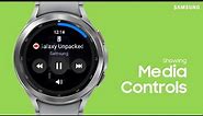 Using your Galaxy Watch4 and Watch5 to control videos and sound playing on your phone | Samsung US