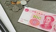 Detailed Close Up of 100 Yuan the Chinese Currency 100 Renminbi the Highest Denomination of China's