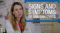 Signs and Symptoms of Ovarian Cysts