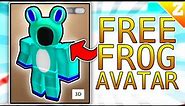 How To Make A FROG Avatar in Roblox for FREE! (Avatar Trick)