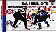 Canadiens @ Blue Jackets 11/23 | NHL Highlights 2022