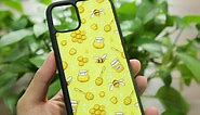 FANXI Honey Bee Phone Case for iPhone 11 Pro Max 6.5 Inch - Shockproof Protective TPU Aluminum Cute Cool Burt Bees Phone Case Designed for iPhone 11 Pro Max Case for Girls Woman Yellow Black