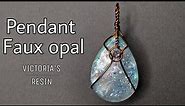 How to make faux opal with resin / new technology