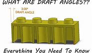 Injection Molding - Draft angles | Everything you need to know!
