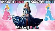 Sewing Sleeping Beauty's Dress - Making Aurora's Princess Dress -Make It Pink, Make It Blue!