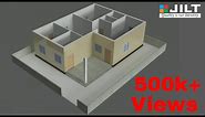 Create 3D HOUSE using Autocad in Easy steps - 1
