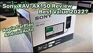 Sony XAV-AX150 Apple CarPlay Android Auto - Best Value 2022?