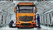 Inside Advanced German Factory Producing the Giant Mercedes-Benz Actros Truck