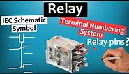Relay[Terminal Numbering system (relay pins) -IEC schematic symbol-Coil Voltage] Explained