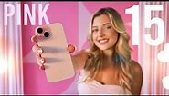PINK iPhone 15 Unboxing & Review!! 💖