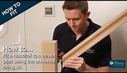 How to Fix a Handrail to a Newel Post | Cheshire Mouldings