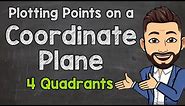 Plotting Points on a Coordinate Plane | All 4 Quadrants