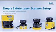 SICK Simple Safety Laser Scanner Set-up