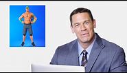 John Cena Reacts to his Fortnite Skin