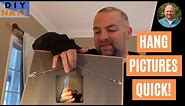 Hang Pictures Easily Using Super Hooks! How to Quickly Hang Frames & Art on Wall - by DIYNate