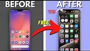 How to Turn Android into an iPhone 15 pro COMPLETELY! (no root)